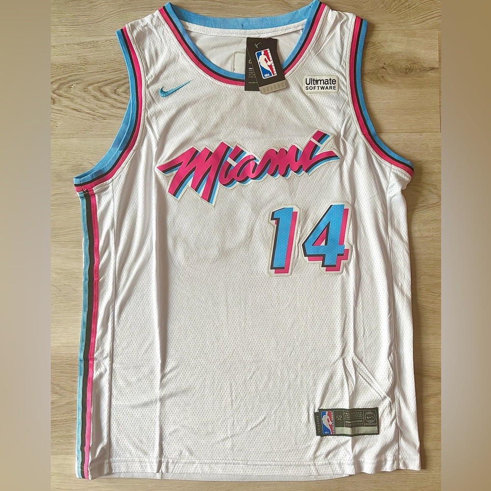 NWT NBA "Vice City Edition" Miami Heat Swingman Jersey #14 Herro